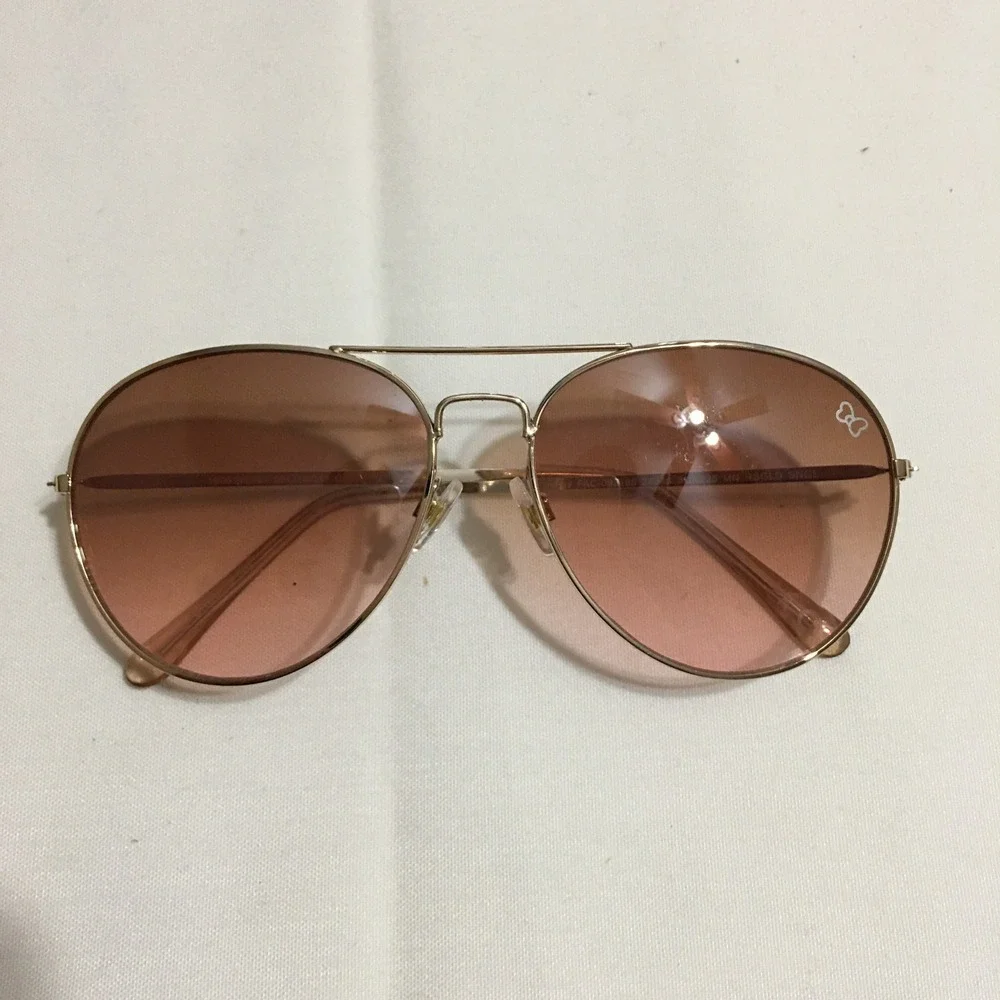 Lot of 5 Disney Sunglasses Girls One Size Multicolor Aviator Tiara Rhinestone